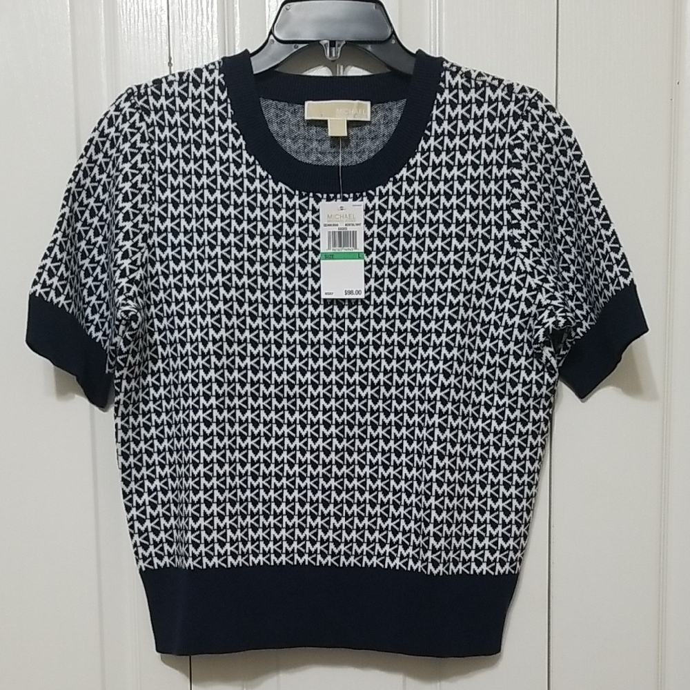 Michael Kors Monogram Knit Top